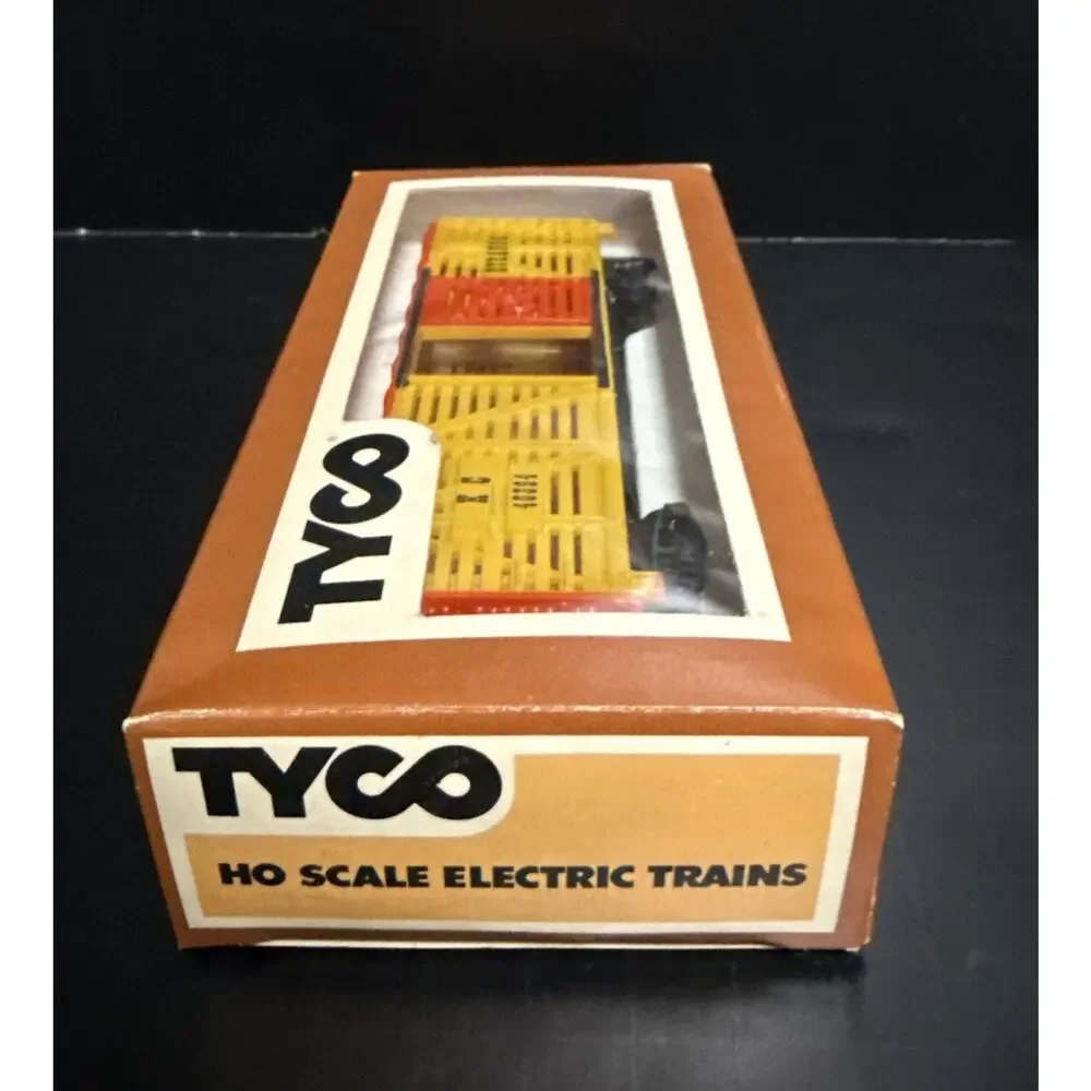 Tyco 935-2 Durango KC 40394 HO Scale Livestock Cattle Car Electric Train Yellow